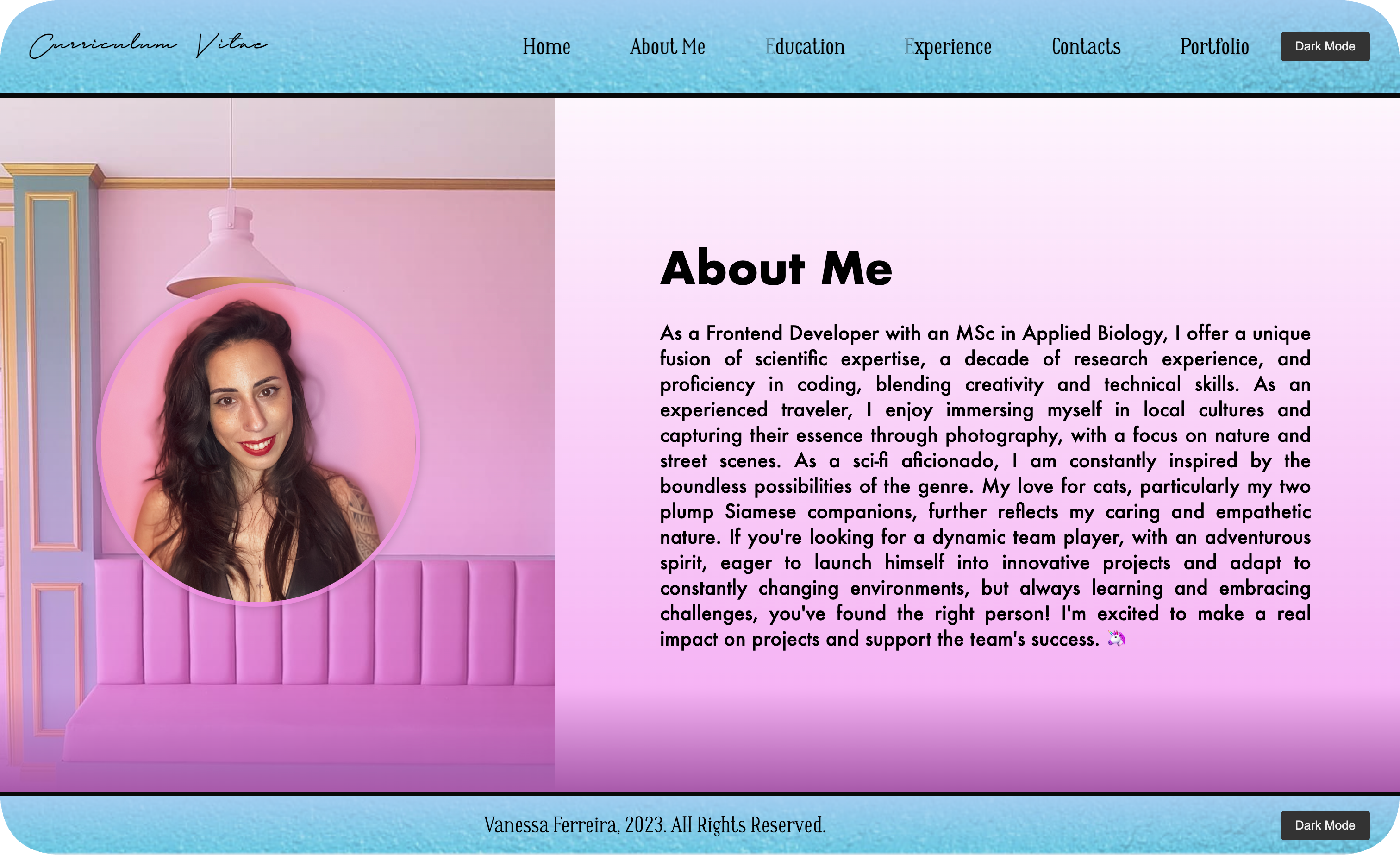 CV about me
